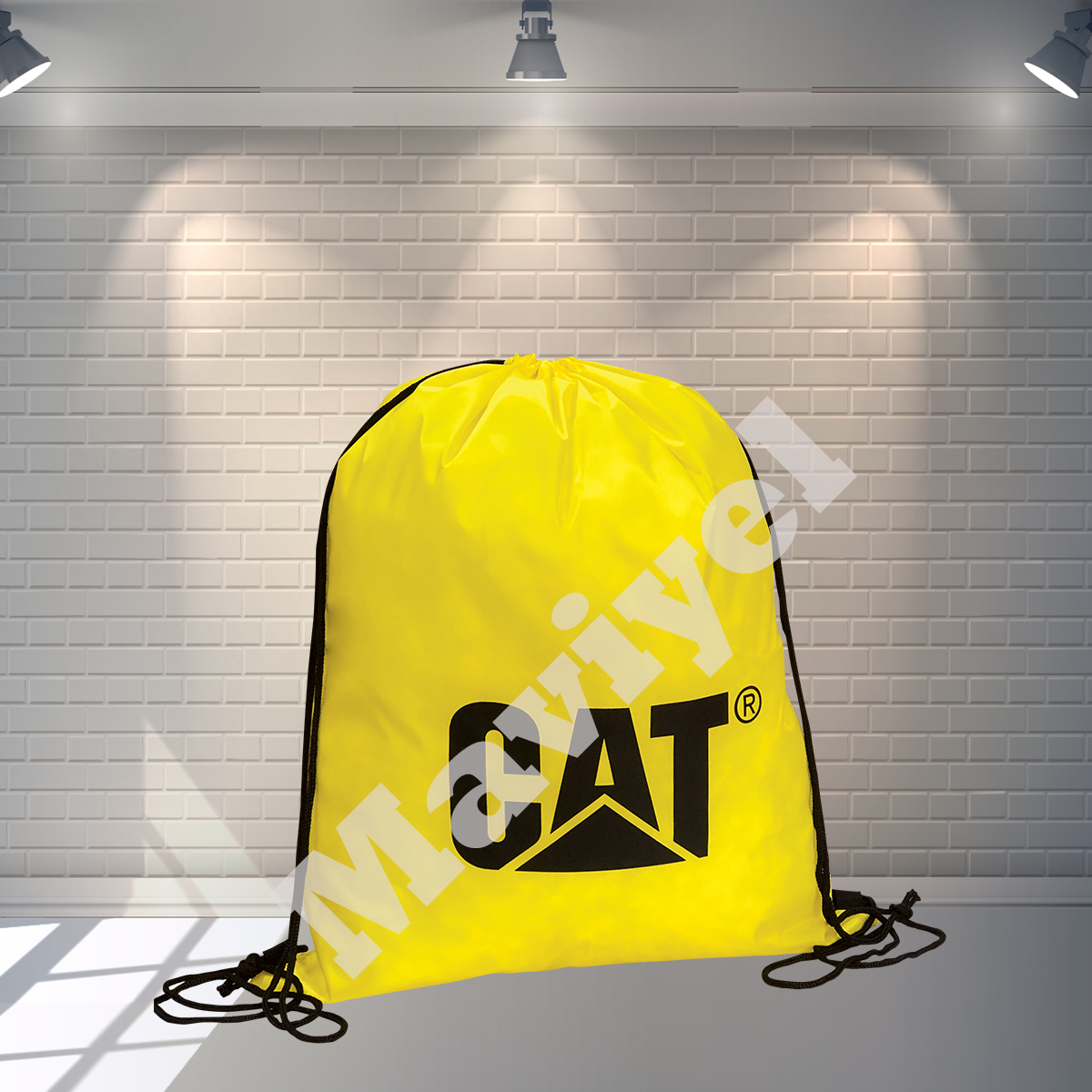 190 T POLYESTER DRAWSTRING BACKPACK – CAT